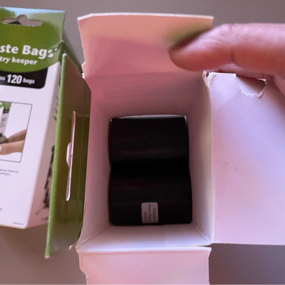12 rolls of doggie poop bags